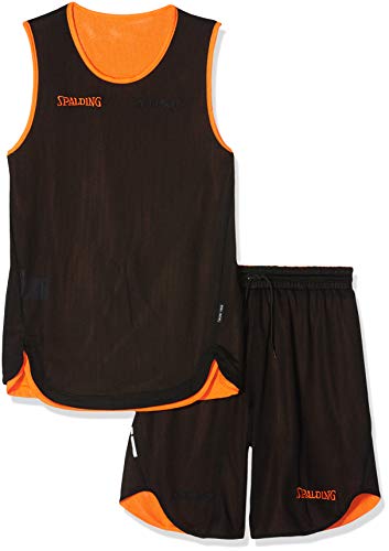 Spalding Teamsport Double Face, Conjunto Sport para Niños, Multicolor (orange/noir), 176 cm