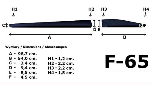 Spangenberg Protectores laterales negros para Nissan Micra Hatchback 5 puertas tipo K14 a partir de 12/2016 - F65