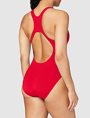 Speedo Essential Endurance + Medalist Bañador, Adult Female, Rojo, 36 (ES 42)