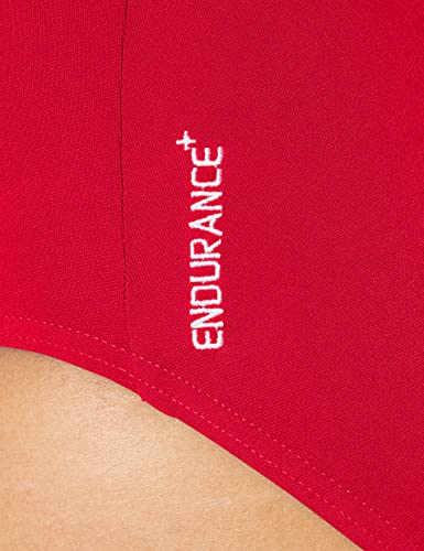 Speedo Essential Endurance + Medalist Bañador, Adult Female, Rojo, 36 (ES 42)