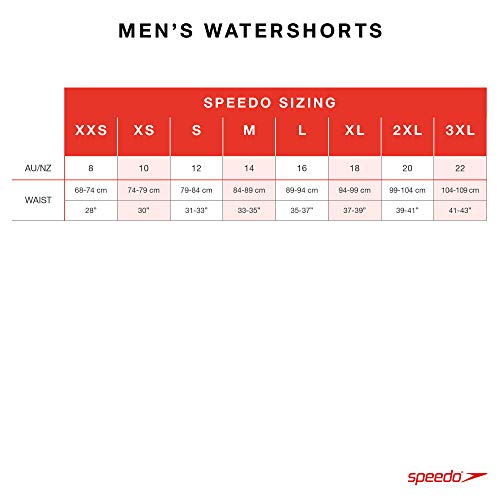Speedo Scope - Bañador de natación para hombre, color rojo/blanco, talla M