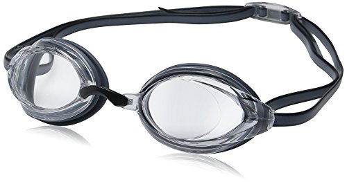 Speedo Vanquisher 2.0 Gafas de natación Unisex Talla única - Gafas de natación (Unisex, Talla única, Gris, Transparente, Negro/Gris, Silicona)