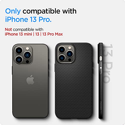 Spigen Funda Liquid Air Compatible con iPhone 13 Pro - Negro Mate