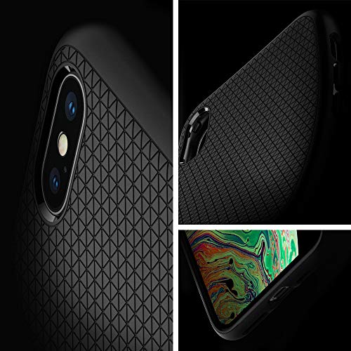 Spigen Funda Liquid Air Compatible con iPhone XS MAX - Negro