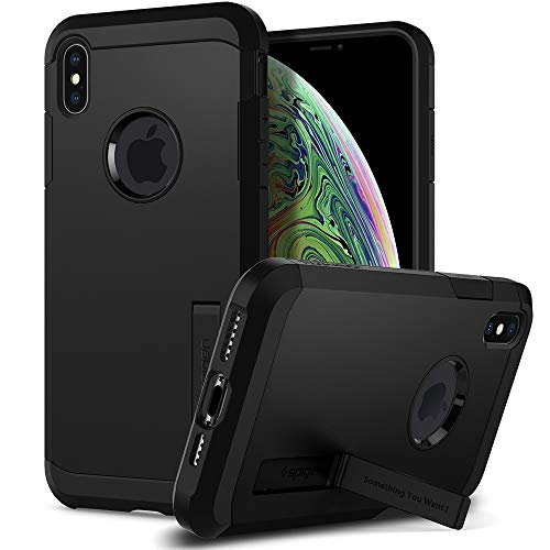 Spigen Funda Tough Armor Compatible con iPhone XS Max - Negro