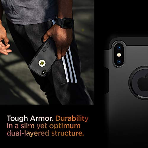 Spigen Funda Tough Armor Compatible con iPhone XS Max - Negro