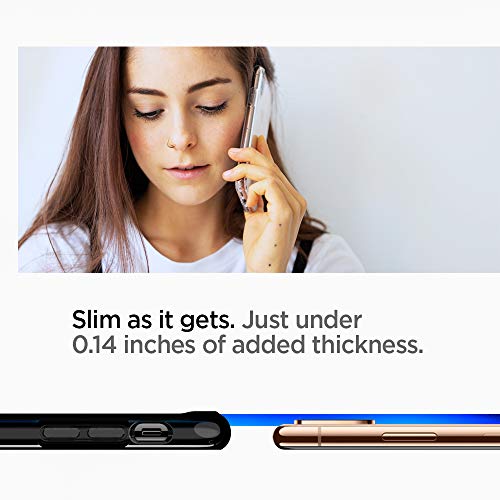 Spigen Funda Ultra Hybrid Compatible con iPhone XS y Compatible con iPhone X - Negro