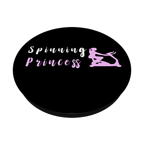 Spinning Princess Indoor Spinning Class Bicicleta Entrenamiento Fitness PopSockets PopGrip Intercambiable