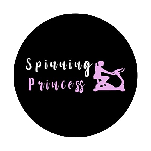 Spinning Princess Indoor Spinning Class Bicicleta Entrenamiento Fitness PopSockets PopGrip Intercambiable