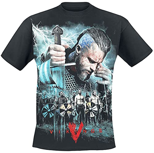 Spiral - Vikings - Battle - Camiseta - Negro - L