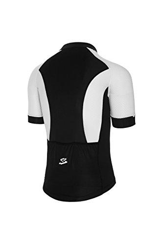 Spiuk Race Maillot, Hombre, Negro/Blanco, L