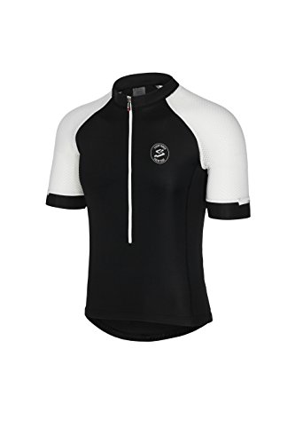 Spiuk Race Maillot, Hombre, Negro/Blanco, L