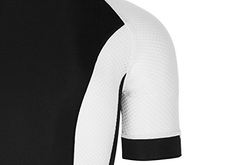 Spiuk Race Maillot, Hombre, Negro/Blanco, L