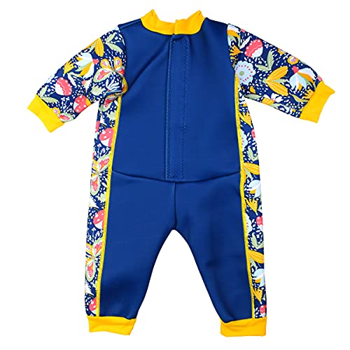 Splash About Cálido en uno Warm In One-Traje de Neopreno para bebé, Infantil, Garden Delight, 6-12 Meses