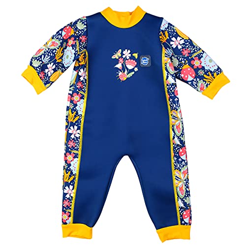 Splash About Cálido en uno Warm In One-Traje de Neopreno para bebé, Infantil, Garden Delight, 6-12 Meses