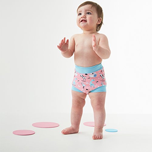 Splash About Happy Nappy Pañal de Baño Reutilizable - Nina's Ark 12-24 Meses