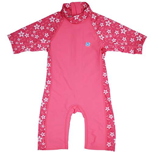 Splash About Toddler UV Traje, Unisex, Rosa (Flores), 4-6 años