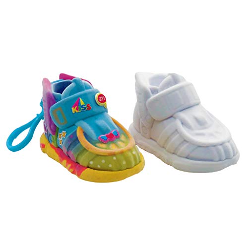 Splash Toys- SNEAK'ARTZ Shoebox Azul y Fucsia – Ocio Creativo, diseño y Personaliza Tus Zapatillas a Partir de 5 años (Splashtoys 32236)