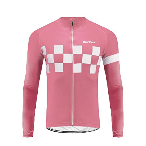 Sports Wear Bike Wear Hombres Invierno Ciclismo Maillots Chaqueta de Ciclismo Térmico Respirable Cómodo Manga Larga