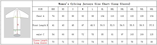 Sports Wear Bike Wear Maillot de Ciclismo/Mujer Mangas Largas Bodies Ropa para Bicicleta 3D Cojín Conjunto Bici de Montaña Chaqueta+Pantalones Culote de Ciclista Largo Transpirable para Otoño, XS-6XL