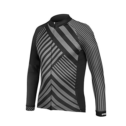 Sports Wear Maillot Ciclismo Hombre, Maillot Bicicleta Hombre, Camiseta Ciclismo con Manga Larga