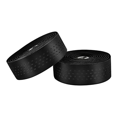 SQATDS Carretera Bike Manillar Cinturón Cinturón Handle Bar Grip Wrap Wrap Strap Strap Cómodo Bike Manillar Tape 1 Par (Color : Negro)