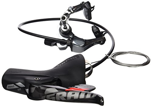 SRAM Red22-16 Maneta hidráulica Delantera con Freno llanta, Unisex, Negro, Talla Única