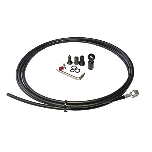 Sram Road SRAM Disc Brake Hydraulic Hose Kit Black 2000mm (Includes Caliper Banjo & Fittings) - Flat Mount Calipers