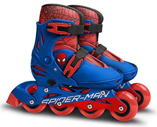 STAMP - Patines en línea de 4 ruedas - tamaño ajustable 30-33 – SPIDERMAN