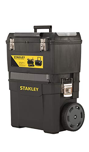 STANLEY 1-93-968 - Taller móvil para herramientas 2 en 1, 47 x 29.7 x 62 cm