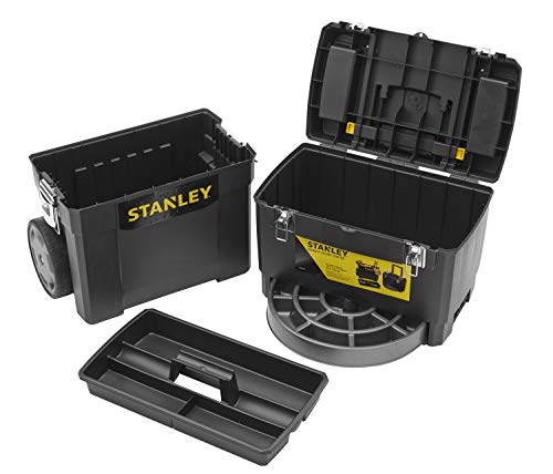 STANLEY 1-93-968 - Taller móvil para herramientas 2 en 1, 47 x 29.7 x 62 cm