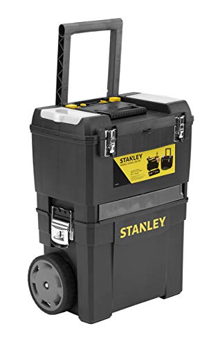 STANLEY 1-93-968 - Taller móvil para herramientas 2 en 1, 47 x 29.7 x 62 cm