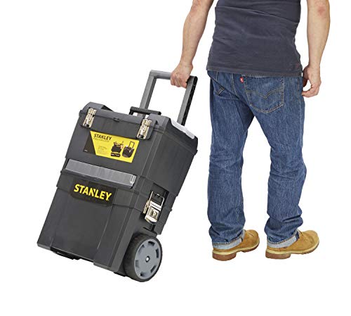 STANLEY 1-93-968 - Taller móvil para herramientas 2 en 1, 47 x 29.7 x 62 cm