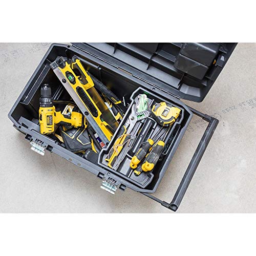 STANLEY STST1-80150 - Arcón para herramientas con cierres metálicos, 66.5 x 40.4 x 34.4 cm, capacidad 40 kg