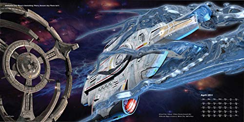 STAR TREK SHIPS OF LINE 2021 WALL CALENDAR