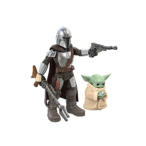 Star Wars Mission Fleet Mandalorian The Child Razor Crest Outer Rim Run-Figura de acción y vehículo a Escala de 6 cm, Multicolor (Hasbro F0589)