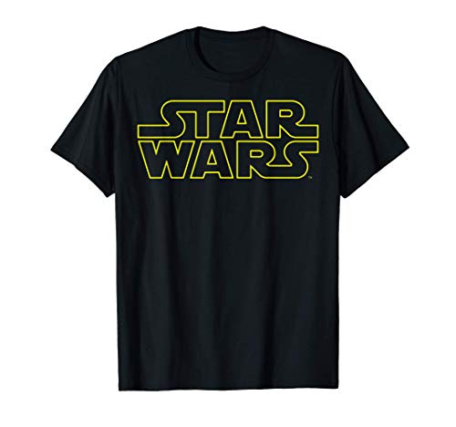 Star Wars Simple Logo Outline Camiseta