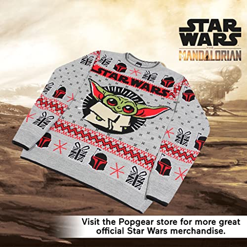 Star Wars The Mandalorian El niño Puente de Punto para Hombres Multicolor XXL | Yoda bebé, Navidad del Puente Feo suéter Fair Isle de Navidad Ideas de Regalos para Hombre Ropa