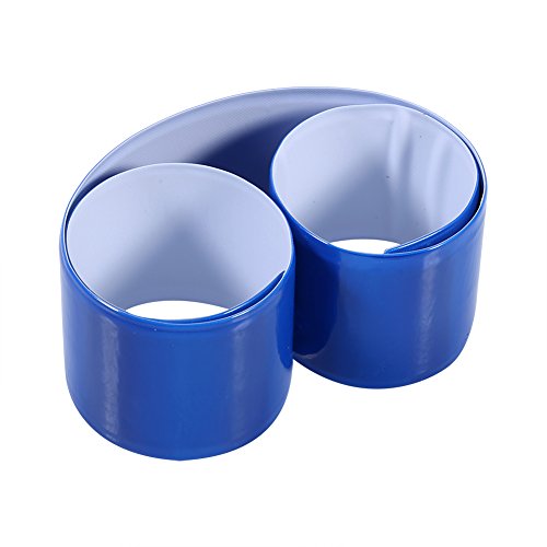 Starbun Tiras Reflectantes de ciclismo-20 Piezas Correas Reflectantes portátiles Pantalón de Seguridad Correa de Pierna Correa para Ciclismo Senderismo(Azul)