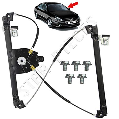 STARKIT PERFORMANCE Elevalunas eléctrico delantero izquierdo conductor para Peugeot 607 de 2000 a 2011