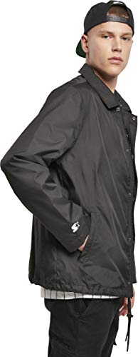 STARTER BLACK LABEL Jacke Starter Coach Jacket Chaqueta, Negro, L para Hombre