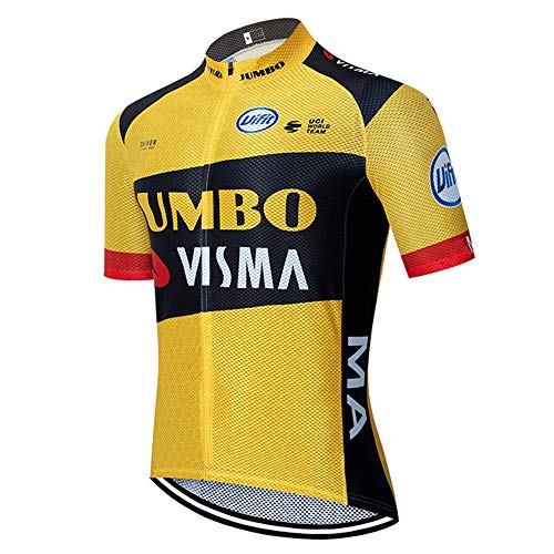 STEPANZU Maillot Hombre Ciclismo Verano Ropa Ciclismo Manga Corta Transpirable Ropa MTB Verano Secado Rápido