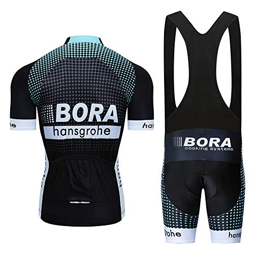 STEPANZU Ropa Ciclismo Hombre Verano Maillot Ciclismo Manga Corta Ropa MTB y Culotte Pantalones Cortos Acolchado