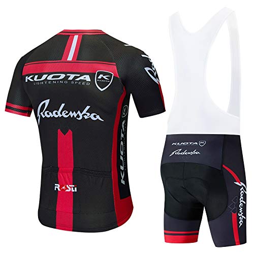 STEPANZU Ropa Ciclismo Verano Hombre Corta Maillot MTB + Pantalones Cortos Transpirable Conjunto Maillot Ciclismo para al Aire Libre Bicicleta Montaña Ropa Hombre