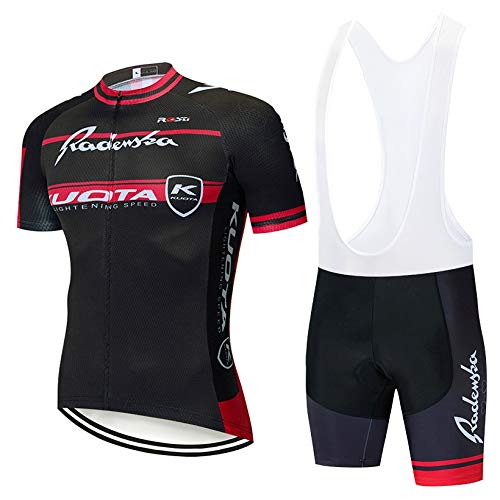 STEPANZU Ropa Ciclismo Verano Hombre Corta Maillot MTB + Pantalones Cortos Transpirable Conjunto Maillot Ciclismo para al Aire Libre Bicicleta Montaña Ropa Hombre