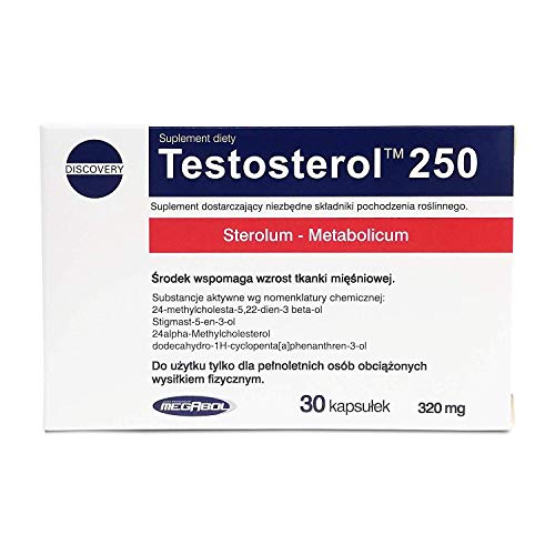 Sterol Megabol Testo 250 30 Capsules and Vitamins Super, Scientifically Approved Ingredients To Increase Testosterone Levels