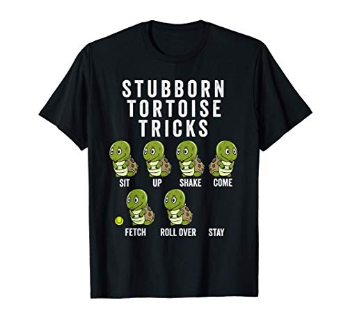 Stubborn Tortuga Tricks Mascota Camiseta