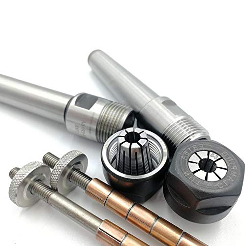 succeedw Paquete De Ahorrador De Mandril para Torno De La Carpintería - Eje, Vástago Cónico MT2, 7Bushing, Tornillo - Accesorios De Tipo Abrazadera De Husillo Pluma DIY Accesorios Especiales