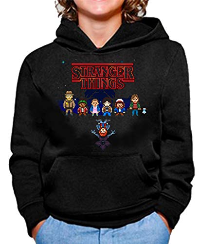 Sudadera de NIÑOS Stranger Things Once Series Retro 80 Eleven Will 014 14-15 años