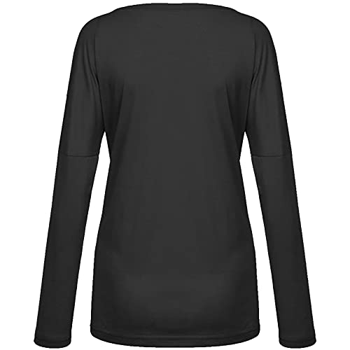 Sudadera para Mujer,Moda Manga Larga Casual Fuera del Hombro Sudaderas Cortos Cuello Redondo Jersey Mujer Otoño Primavera Blusa Tops Tumblr Suéter Mujer Abrigo Deportiva vpass